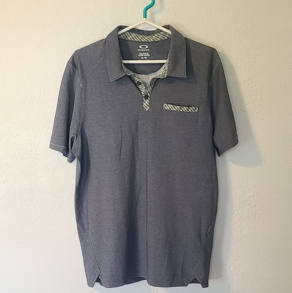 Oakley Gray Waikoloa Polo Size XL